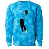 Unisex Midweight Tie-Dyed Crewneck Sweatshirt Thumbnail