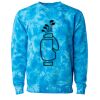 Unisex Midweight Tie-Dyed Crewneck Sweatshirt Thumbnail