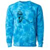 Unisex Midweight Tie-Dyed Crewneck Sweatshirt Thumbnail