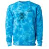 Unisex Midweight Tie-Dyed Crewneck Sweatshirt Thumbnail