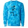Unisex Midweight Tie-Dyed Crewneck Sweatshirt Thumbnail
