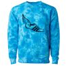 Unisex Midweight Tie-Dyed Crewneck Sweatshirt Thumbnail