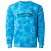 Unisex Midweight Tie-Dyed Crewneck Sweatshirt Thumbnail
