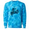 Unisex Midweight Tie-Dyed Crewneck Sweatshirt Thumbnail