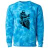 Unisex Midweight Tie-Dyed Crewneck Sweatshirt Thumbnail