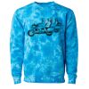 Unisex Midweight Tie-Dyed Crewneck Sweatshirt Thumbnail