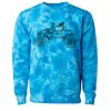 Unisex Midweight Tie-Dyed Crewneck Sweatshirt Thumbnail