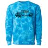 Unisex Midweight Tie-Dyed Crewneck Sweatshirt Thumbnail