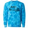 Unisex Midweight Tie-Dyed Crewneck Sweatshirt Thumbnail