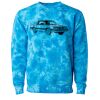 Unisex Midweight Tie-Dyed Crewneck Sweatshirt Thumbnail
