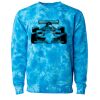 Unisex Midweight Tie-Dyed Crewneck Sweatshirt Thumbnail