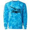 Unisex Midweight Tie-Dyed Crewneck Sweatshirt Thumbnail