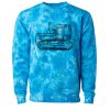 Unisex Midweight Tie-Dyed Crewneck Sweatshirt Thumbnail