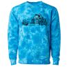 Unisex Midweight Tie-Dyed Crewneck Sweatshirt Thumbnail