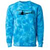 Unisex Midweight Tie-Dyed Crewneck Sweatshirt Thumbnail