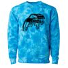 Unisex Midweight Tie-Dyed Crewneck Sweatshirt Thumbnail