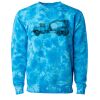 Unisex Midweight Tie-Dyed Crewneck Sweatshirt Thumbnail