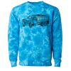 Unisex Midweight Tie-Dyed Crewneck Sweatshirt Thumbnail