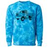 Unisex Midweight Tie-Dyed Crewneck Sweatshirt Thumbnail