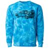 Unisex Midweight Tie-Dyed Crewneck Sweatshirt Thumbnail