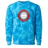 Unisex Midweight Tie-Dyed Crewneck Sweatshirt Thumbnail