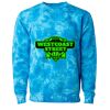 Unisex Midweight Tie-Dyed Crewneck Sweatshirt Thumbnail