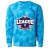 Unisex Midweight Tie-Dyed Crewneck Sweatshirt Thumbnail