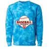 Unisex Midweight Tie-Dyed Crewneck Sweatshirt Thumbnail