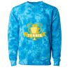 Unisex Midweight Tie-Dyed Crewneck Sweatshirt Thumbnail