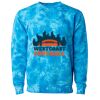 Unisex Midweight Tie-Dyed Crewneck Sweatshirt Thumbnail