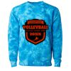 Unisex Midweight Tie-Dyed Crewneck Sweatshirt Thumbnail