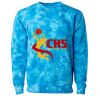 Unisex Midweight Tie-Dyed Crewneck Sweatshirt Thumbnail