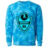 Unisex Midweight Tie-Dyed Crewneck Sweatshirt Thumbnail