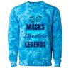 Unisex Midweight Tie-Dyed Crewneck Sweatshirt Thumbnail