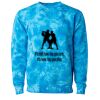 Unisex Midweight Tie-Dyed Crewneck Sweatshirt Thumbnail