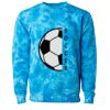 Unisex Midweight Tie-Dyed Crewneck Sweatshirt Thumbnail
