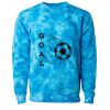 Unisex Midweight Tie-Dyed Crewneck Sweatshirt Thumbnail