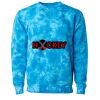 Unisex Midweight Tie-Dyed Crewneck Sweatshirt Thumbnail
