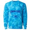 Unisex Midweight Tie-Dyed Crewneck Sweatshirt Thumbnail