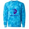 Unisex Midweight Tie-Dyed Crewneck Sweatshirt Thumbnail